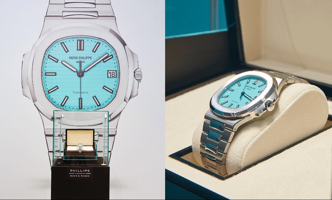 PATEK PHILIPPE - NAUTILUS - 5711/1A-018 - 百達翡麗5711 Tiffany Blue，成交價台幣1億8000萬、港幣5000萬