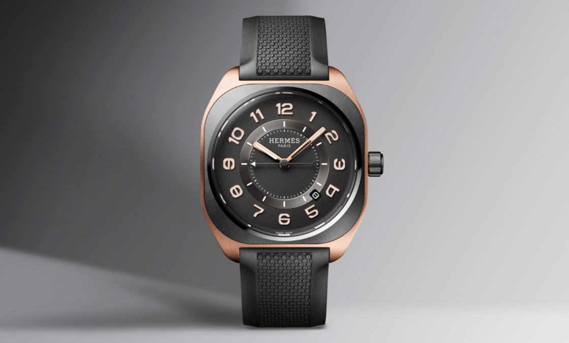HERMES - H08 - W060124WW00 - 愛馬仕HERMÈS H08腕錶推出玫瑰金奢華版本