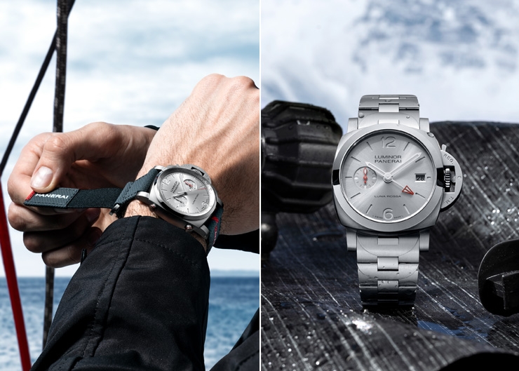 為2027美洲盃倒數！Panerai Luna Rossa系列首次搭載魔鬼氈錶帶與金屬鍊帶