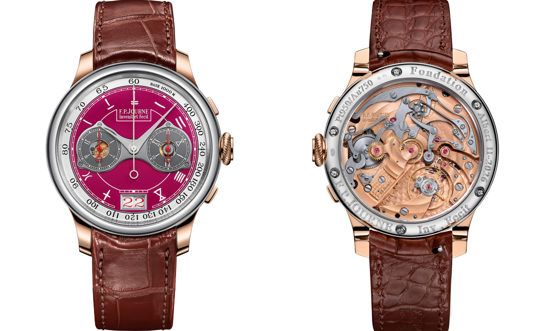 F.P.JOURNE - FONDATION PRINCE ALBERT II - CHRONOGRAPHE FONDATION PRINCE ALBERT II DE MONACO PIECE UNIQUE - 少了飛返，為何更值得關注？F.P. Journe全新慈善孤品計時碼錶