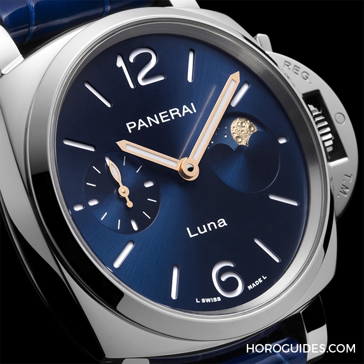 PANERAI - LUMINOR DUE - PAM01181 - 以月為名，Panerai Luminor Due系列首見月相顯示功能