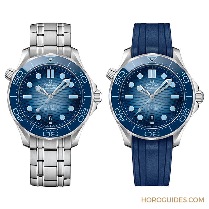 OMEGA - SEAMASTER - 215.30.46.21.03.002 - OMEGA海馬系列75週年,夏日藍面11員全新報到!色調深淺絕妙對應防水深度