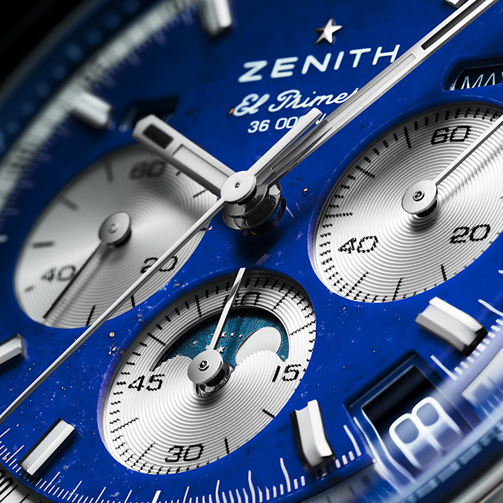ZENITH - CHRONOMASTER - 03.3400.3610/51.C910 - 致敬160年傳承,ZENITH Chronomaster三重日曆計時碼錶青金石新款登場