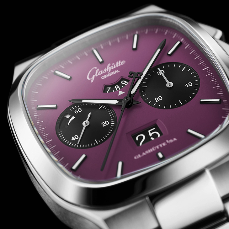 GLASHÜTTE ORIGINAL - Vintage - 1-37-02-20-02-70 - 70年代的腕間未來|GLASHÜTTE ORIGINAL Seventies Chronograph Panorama Date限量新色登場