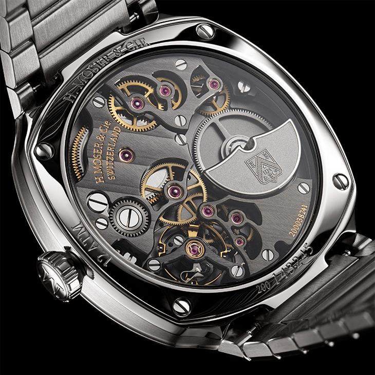 H. MOSER & CIE - STREAMLINER - 6500-1201 - 腕間一抹清新流光!H. MOSER & CIE.推出Streamliner小秒針萊姆綠琺瑯專賣店限定版腕錶