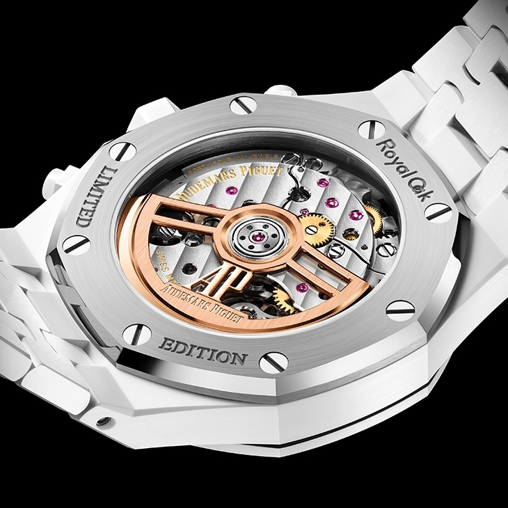 AUDEMARS PIGUET - ROYAL OAK - 26450CB.OO.1356CB.02 - 網球女王 × Royal Oak！愛彼首度攜手Serena Williams推出Royal Oak白色陶瓷38mm限量版