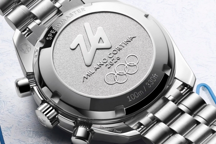 OMEGA - SPEEDMASTER - 522.30.38.50.04.001 - OMEGA發表Speedmaster 38mm Milano Cortina 2026冬奧特別版，以冰藍設計詮釋運動與時間之美