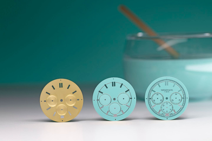 TIFFANY & Co. - ATLAS™ - 75450125 - 真正的Tiffany Blue錶盤!Tiffany Timer鉑金計時腕錶正式登場