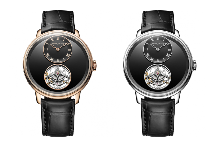 ARNOLD & Son - ULTRATHIN TOURBILLON - 1UTBX.Z03A.C1375C - 以黑色縞瑪瑙重塑航海時計精神|Arnold & Son 超薄陀飛輪新作