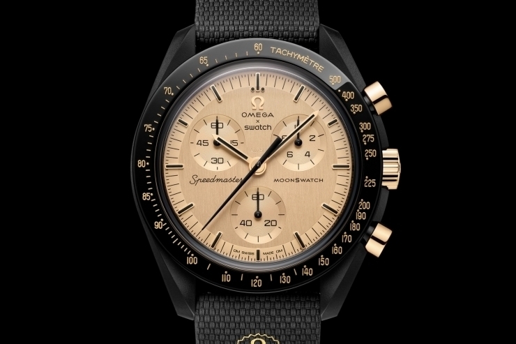 SWATCH - BIOCERAMIC - SSX01B700 - 黑金 MoonSwatch 1969 限量版登場!11克黃金、全球限量1,969枚及購買方法一文看清