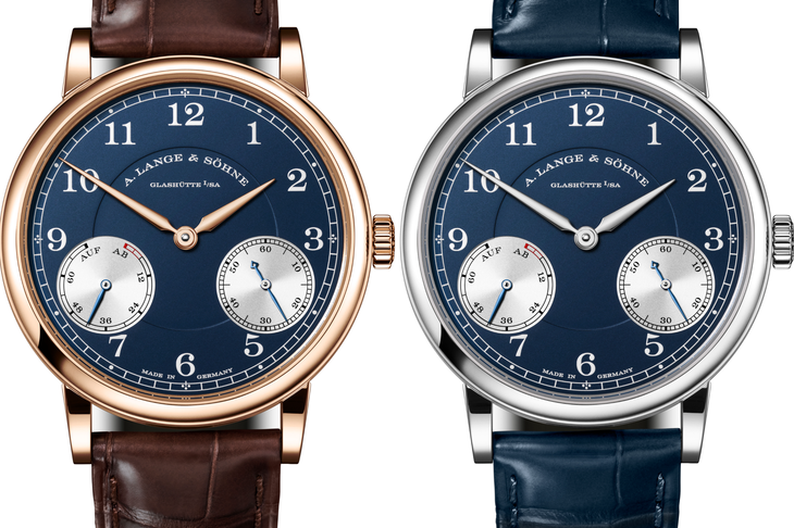 A. LANGE & SÖHNE - 1815 - 244.037 - 朗格1815 UP/DOWN限量版，37.5mm藍色熊貓面更對味