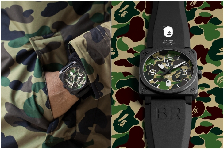 BELL & ROSS - INSTRUMENTS - 史上最迷彩的雙品牌聯名！BELL & ROSS與BAPE首度跨界合作