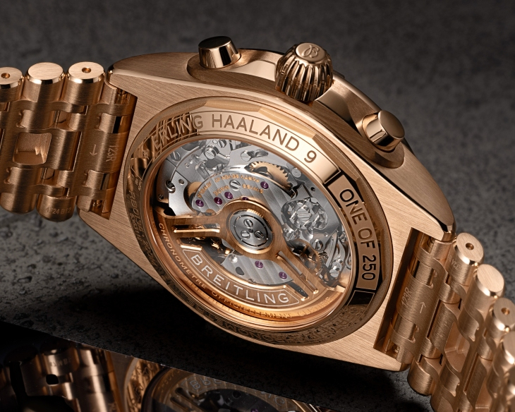 BREITLING - CHRONOMAT - RB01347A1F1S1 - 隕石獨步，征服球場｜BREITLING攜手曼城球星推出Erling Haaland Signature Chronomat限量版