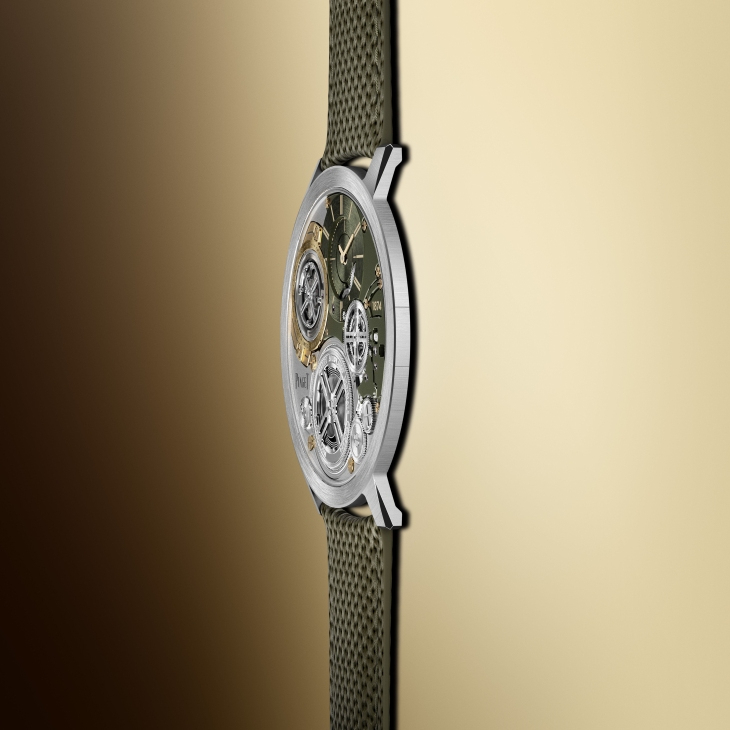 PIAGET - ALTIPLANO - G0A50126 - 超薄傳奇換裝優雅金綠｜PIAGET Altiplano系列兩款腕錶新色登場
