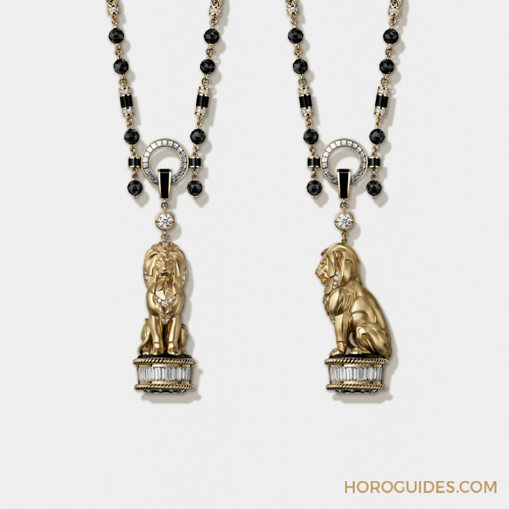 CHANEL - 高級鐘錶 - (Seated Lion 長項鍊錶) - 獅子,永恆的守護|CHANEL The Time of the Lion系列高級製錶