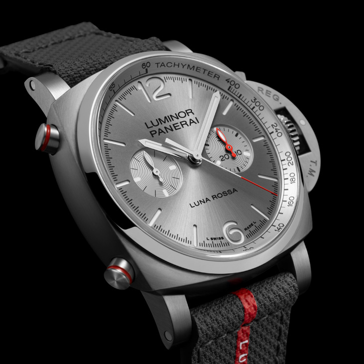 PANERAI - LUMINOR - PAM01768 - 為2027美洲盃倒數！Panerai Luna Rossa系列首次搭載魔鬼氈錶帶與金屬鍊帶