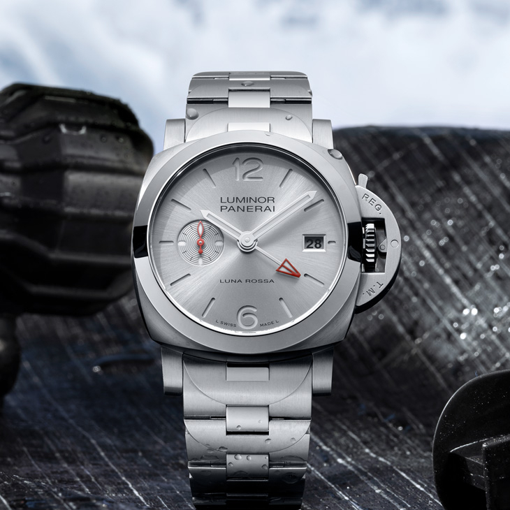 PANERAI - LUMINOR - PAM01768 - 為2027美洲盃倒數！Panerai Luna Rossa系列首次搭載魔鬼氈錶帶與金屬鍊帶