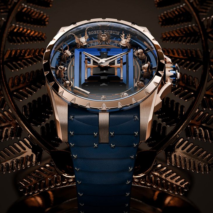ROGER DUBUIS - EXCALIBUR - DBEX1139 - 圓桌騎士名場面移師江戶城，戰國群雄披甲入席｜Roger Dubuis王者系列日本武士限量腕錶