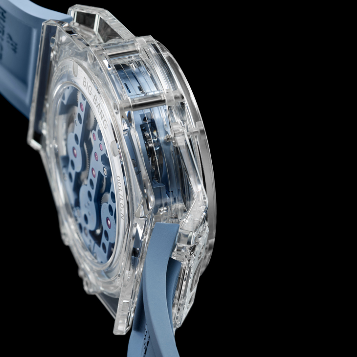 HUBLOT - BIG BANG - 424.JX.5120.RX - 天空藍映襯，透明張力再推進｜Hublot Big Bang Meca-10 十日鍊天空藍寶石腕錶