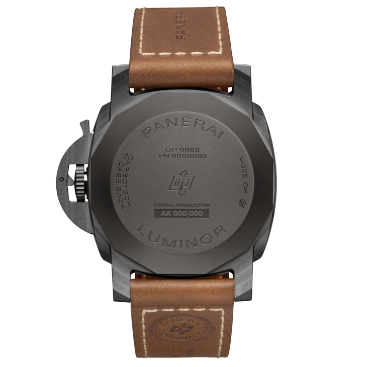 PANERAI - LUMINOR MARINA - PAM01707 - Carbotech入列！PANERAI Luminor Marina PAM01707以高科技碳纖維演繹經典輪廓