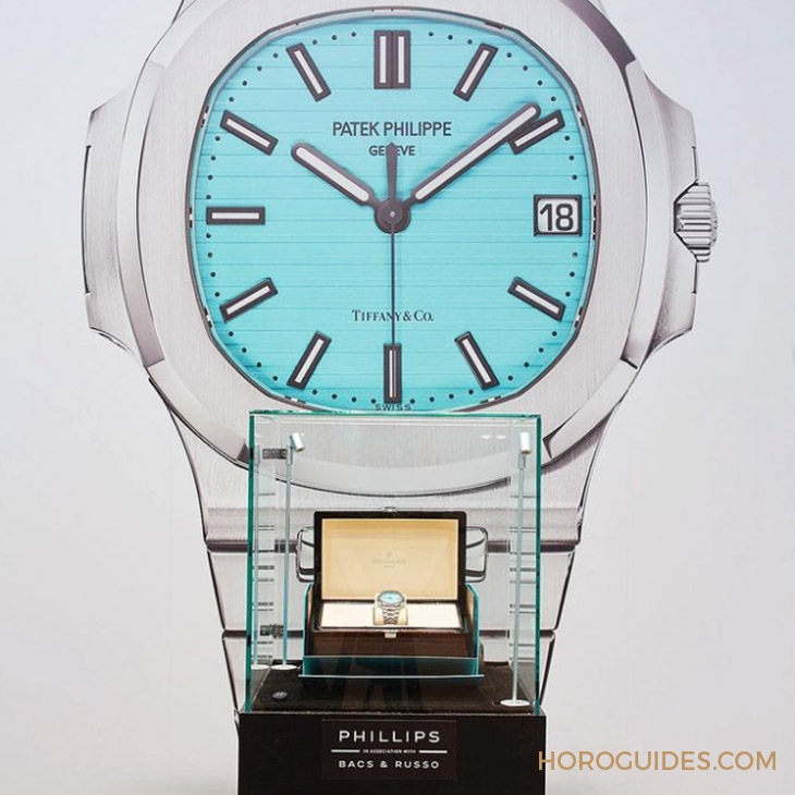 PATEK PHILIPPE - NAUTILUS - 5711/1A-018 - 百達翡麗5711 Tiffany Blue，成交價台幣1億8000萬、港幣5000萬