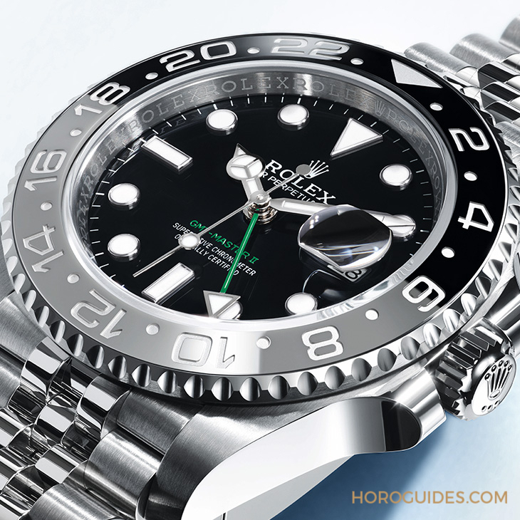 ROLEX - GMT-MASTER II - 126710GRNR-0004 - 勞力士不鏽鋼灰黑雙色陶瓷圈126710GRNR：GMT-Master II也有想要低調的時候