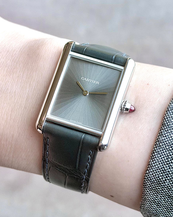 CARTIER - TANK - WGTA0303 - 衝動,還是理性?藏家Felicity最愛的新收藏|HOROGUIDES雜誌Vol.10 特別企劃