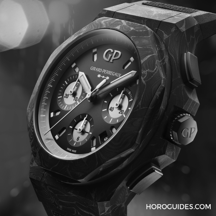 GIRARD-PERREGAUX - LAUREATO - 81060-41-3222-1CX - 令人驚「碳」 創新複合材質新錶登場|GP Laureato Absolute Chronograph 8Tech