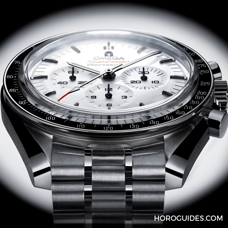 OMEGA - SPEEDMASTER - 310.30.42.50.04.001 - 白面不鏽鋼登月錶終於現身！OMEGA推出全新白色漆面Speedmaster Moonwatch