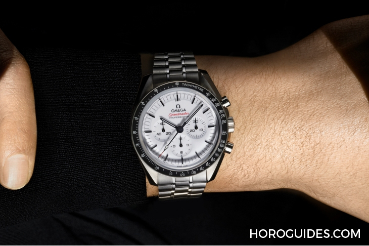 OMEGA - SPEEDMASTER - 310.30.42.50.04.001 - 白面不鏽鋼登月錶終於現身！OMEGA推出全新白色漆面Speedmaster Moonwatch