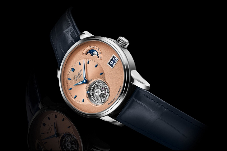 GLASHÜTTE ORIGINAL - PANO - 1-93-03-01-03-61 - 赭月流光,新錶盤工坊揭幕之作|GLASHÜTTE ORIGINAL PanoLunarTourbillon鉑金限量版
