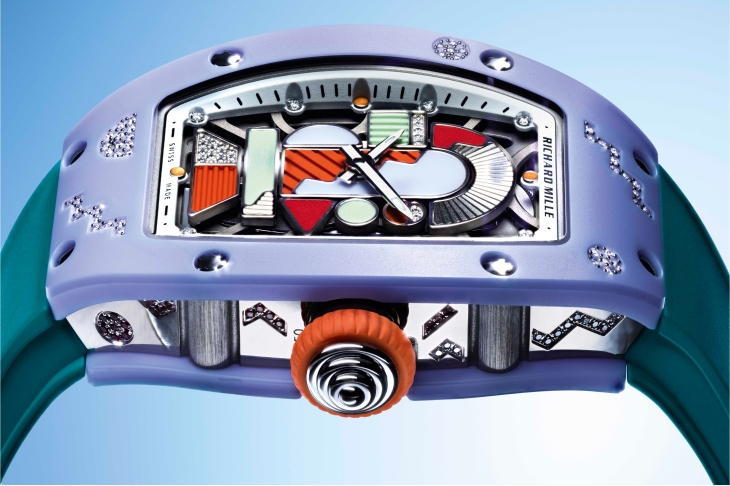 RICHARD MILLE - WOMEN - RM 07-01 - 寶石鑲彩,陶瓷織色|2026年RM 07-01彩色陶瓷系列絢爛謝幕