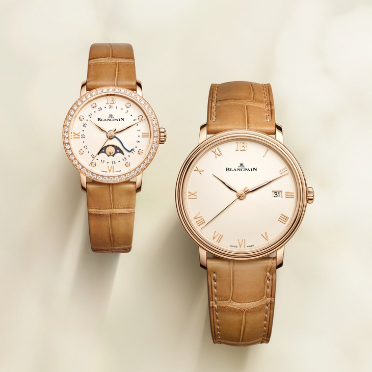 BLANCPAIN - VILLERET - 6224N-1135-55B - 精巧尺寸再解鎖！BLANCPAIN Villeret Ultraplate擴充38mm新款，29.2mm精緻月相同步列陣