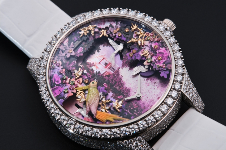 DIOR - GRAND BAL - CD153B7X1787 - 巴黎花園,在腕間靈動起舞|2026年DIOR Grand Bal與Grand Soir系列高級珠寶腕錶新作