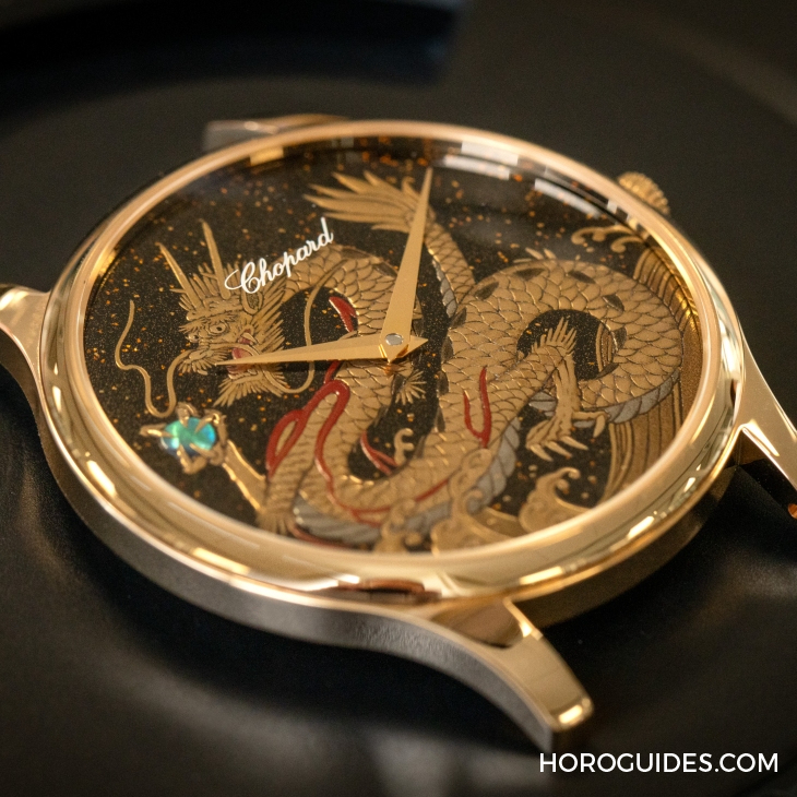 CHOPARD - L.U.C - 161902-5079 - 金龍獻瑞、漆藝生輝!CHOPARD推出龍年限量版延續傳統