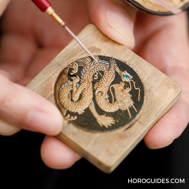 CHOPARD - L.U.C - 161902-5079 - 金龍獻瑞、漆藝生輝!CHOPARD推出龍年限量版延續傳統