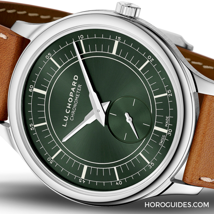 CHOPARD - L.U.C - 168629-3001 - 森林綠配分區式錶盤,演繹當代復古風情|CHOPARD L.U.C XPS Forest Green