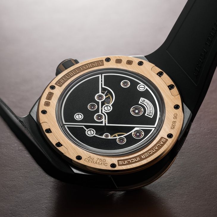 GREUBEL FORSEY - BALANCIER - (Balancier Convexe S² Black Ceramic) - GREUBEL FORSEY Balancier Convexe S²黑白陶瓷終極收官之作
