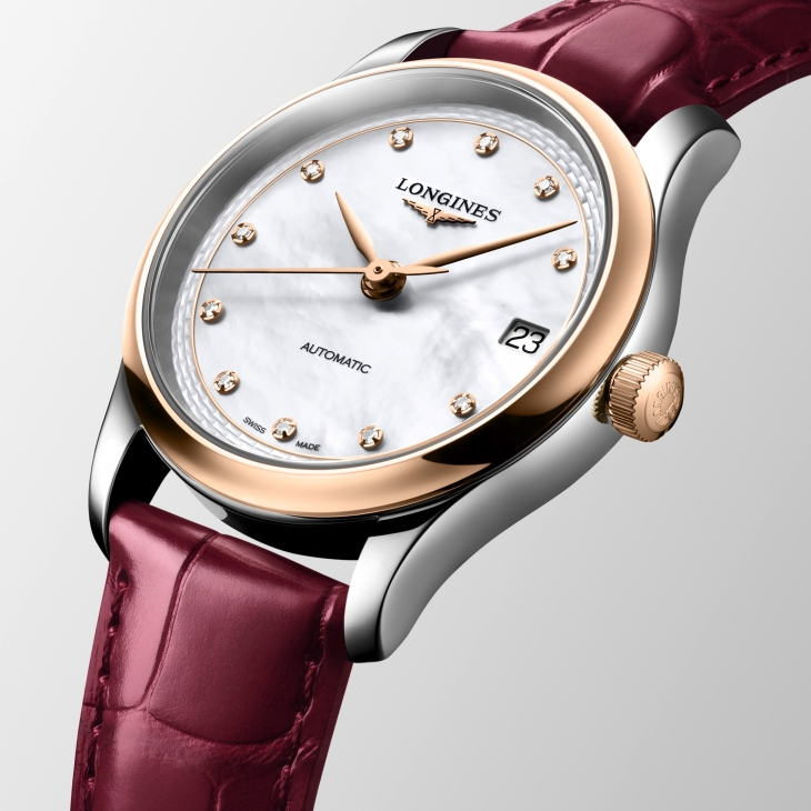 LONGINES - MASTER - L2.950.4.93.2 - 經典麥穗紋全面進化!LONGINES Master系列三針日期錶四尺寸登場