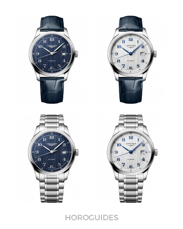 LONGINES - MASTER - L2.950.4.93.2 - 經典麥穗紋全面進化!LONGINES Master系列三針日期錶四尺寸登場