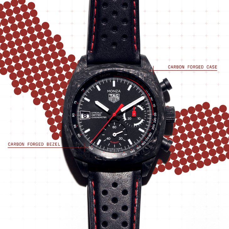 TAG HEUER - MONACO - CR5092.FC8372 - 重燃五十載競速血脈|TAG HEUER Monza Flyback Chronograph周年限定款