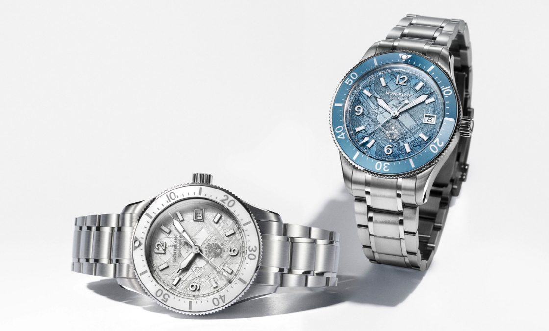 MONTBLANC - 1858 - 134022 - 冰川美學再進化！MONTBLANC Iced Sea 38mm潛水錶登場