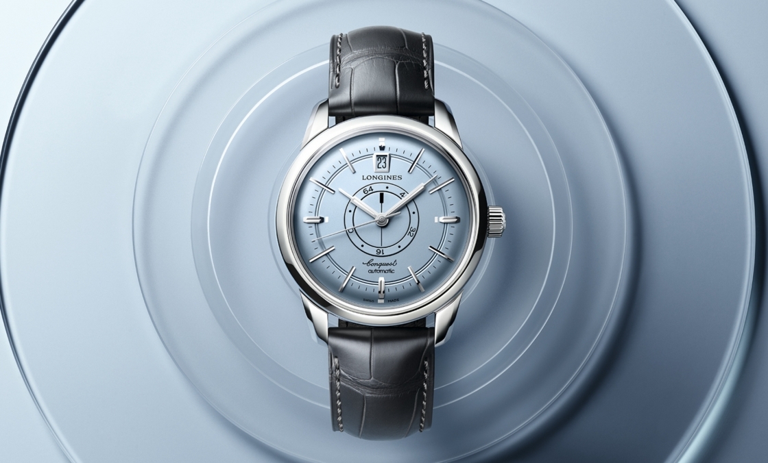 LONGINES - CONQUEST - L1.648.4.92.2 - 冰藍面來襲！Longines 重新詮釋 1959 年標誌性中央動力儲存腕錶