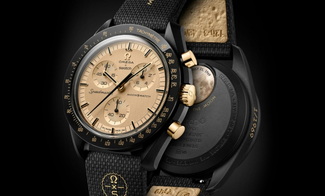 SWATCH - BIOCERAMIC - SSX01B700 - 黑金MoonSwatch 1969限量版登場! 11克黃金、全球限量1,969只與購買方式一次看