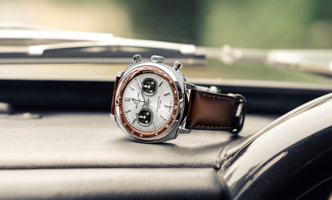 BREITLING - TOP TIME - AB0178121G1X1 - 007傳奇座駕化身腕間時計：BREITLING以Top Time重現Aston Martin DB5經典美學 