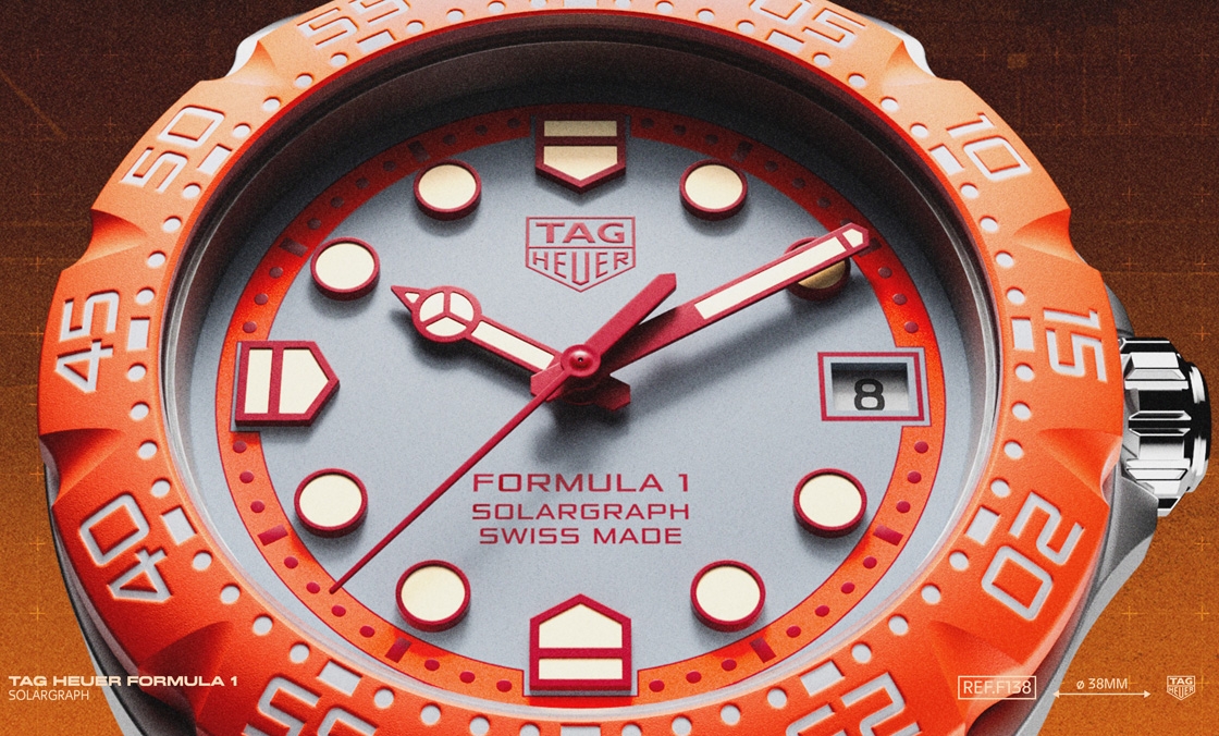 TAG HEUER - FORMULA 1 - WBY111L.BA0042 - 荷蘭橘，見證F1荷蘭大獎賽最終回｜TAG Heuer Formula 1 Solargraph腕錶焰橘限量款