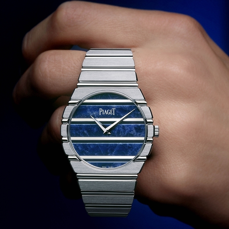 PIAGET - POLO - G0A51151 - 藍方鈉石點綴:PIAGET Polo 79再現全金風華