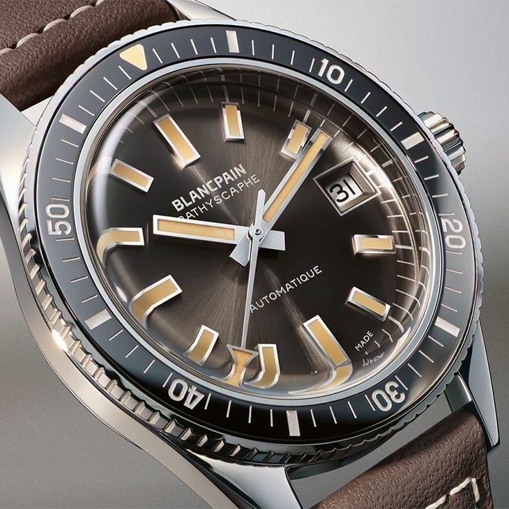 BLANCPAIN - FIFTY FATHOMS - 5903 1110 063A - 寶珀 Bathyscaphe 七十週年限量版:37.4毫米重現1968年經典比例