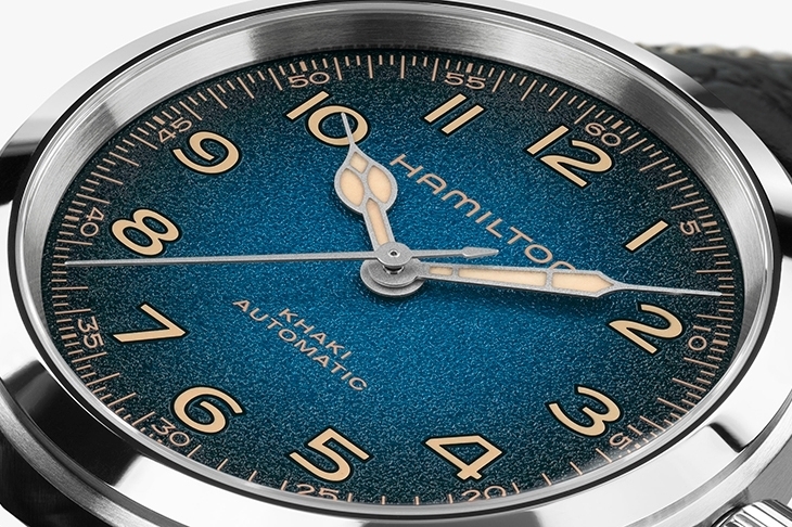 HAMILTON - KHAKI FIELD - H70405740 - 漢米爾頓墨菲腕錶再進化，星空藍面盤成為38mm新作最大亮點 