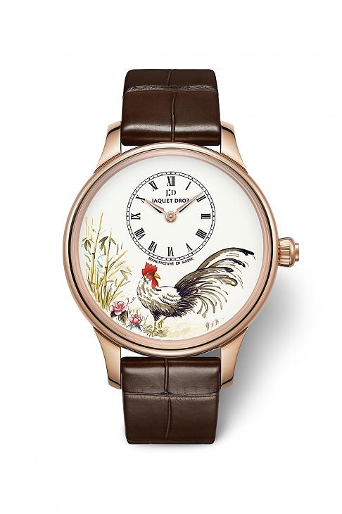 JAQUET DROZ - 微雕、微繪 JD 4款全新雞年生肖錶  